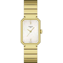 Tissot SRV Γυναικείο Ρολόι με Χρυσό Μεταλλικό Μπρασελέ T160.110.33.113.00