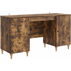 vidaXL Γραφείο Υπολογιστή Ξύλινο 142.5x50x75cm 3414581