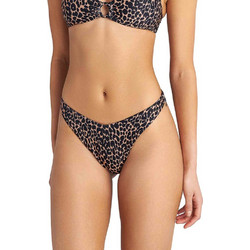 BLU4U Boho Life Bikini Brazil Animal Print Μαύρο Καφέ 26365574-02