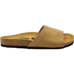 Plakton Γυναικεία Σανδάλια Suede Ανατομικά Μπεζ 186094