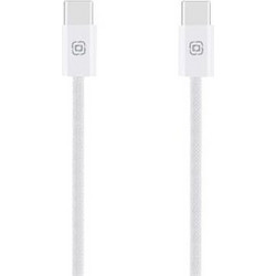 Obal:Me CC60BWH Braided USB-C to USB-C 60W 1m White