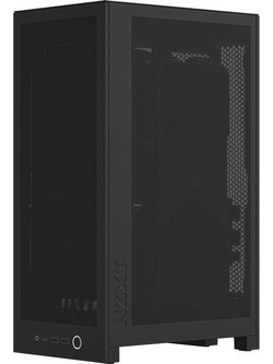 NZXT H2 Flow Black Mini Tower Κουτί Υπολογιστή με Πλαϊνό Παράθυρο