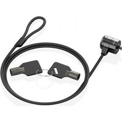 Aisens ASLK-D40K04-BK Κλειδαριά Laptop με Κλειδί 1.5m