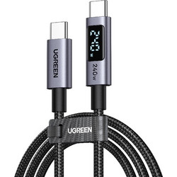 Ugreen L530 65866 Braided USB-C to USB-C 240W 1m Black