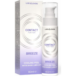 Lube4Lovers Contact For Her Breeze Λιπαντικό Gel Νερού Κόλπου 60ml