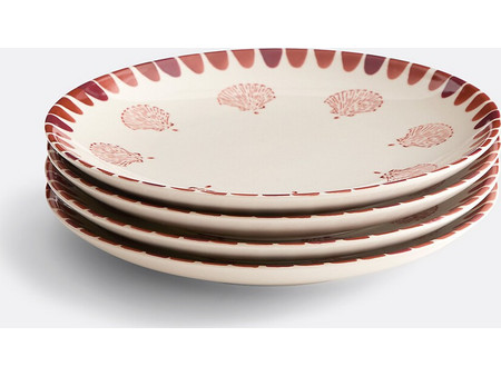 La Redoute Πιάτα Γλυκού Πορσελάνης 20.5cm 4τμχ