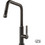 Gessi Officine 60053-707 Μπαταρία Κουζίνας Πάγκου Διπλής Παροχής Ανάμεικτη με Ντουζ Μαύρη