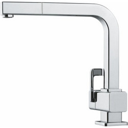 Macart Arwa Quadriga BP03003000 Μπαταρία Κουζίνας Πάγκου Διπλής Παροχής Ανάμεικτη με Ντουζ Inox