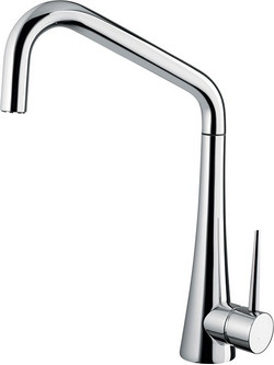Orabella Element 20104 Μπαταρία Κουζίνας Πάγκου Διπλής Παροχής Ανάμεικτη Inox