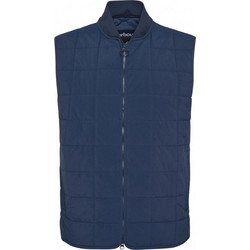 Barbour Αμάνικο Ανδρικό Μπουφάν Puffer Μπλε MGI0279