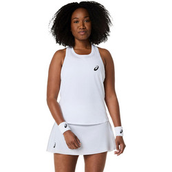 ASICS Match Tank Γυναικείο Αθλητικό T-Shirt Λευκό 2042A435-100