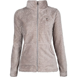Aulp Becco Γυναικεία Ζακέτα Fleece Κοντή με Φερμουάρ Μπεζ WSEPF44