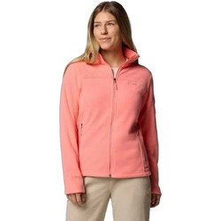 Columbia Fast Trek II Γυναικεία Ζακέτα Fleece Κοντή με Φερμουάρ Ροζ EL6081-685