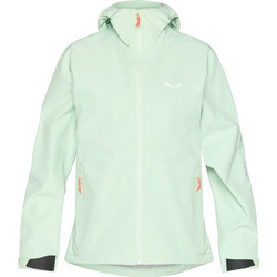 Salewa Puez Γυναικείο Μπουφάν Χειμωνιάτικο Softshell Μακρύ Αδιάβροχο Τιρκουάζ 28616-5A90