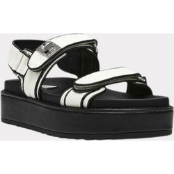 Steve Madden Γυναικεία Σανδάλια Λευκά Μαύρα SM11003034-031