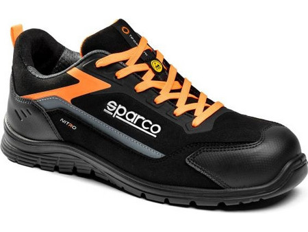 Sparco Nitro Advanced Elfyn Αθλητικά Παπούτσια Ασφαλείας S3 Αδιάβροχα Μαύρα BTB0044B0E330