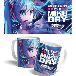 POPbuddies Hatsune Miku Everyday is A Miku Day Mug