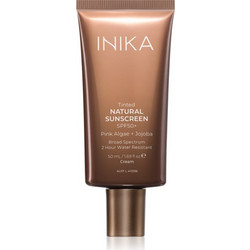 Inika Natural Αντηλιακή Κρέμα Προσώπου Αντιγηραντική Κατά των Πανάδων με Χρώμα SPF50+ 50ml