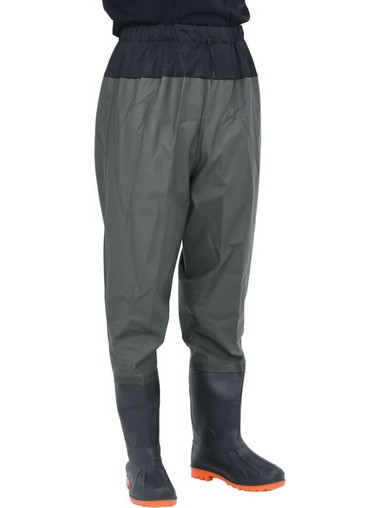 vidaXL Waist Waders Γαλότσες Εργασίας Μέσης Πράσινες 4017016
