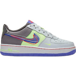Nike Air Force 1 Παιδικά Sneakers Λευκά Μωβ Lime CT1628-001