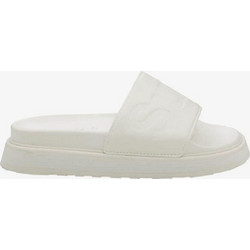 Superga Γυναικείες Παντόφλες Καλοκαιρινές Flatforms Αντιολισθητικές Λευκές S7125SW-A1F