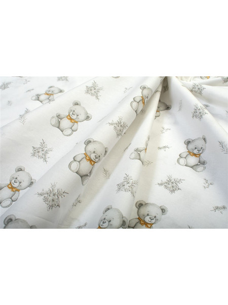 Dimcol Bear 717 Πάνα Αγκαλιάς Χασέ Γκρι 80x80cm