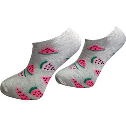 VTex Watermelon Ανδρικές Κάλτσες Σοσόνια με Σχέδια Γκρι SCKS001
