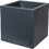 Plastona Cube Γλάστρα Τετράγωνη Ανθρακί 30x30x30cm