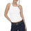 Only Γυναικείο Καλοκαιρινό Crop Top Πλεκτό Λευκό 15370027