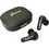 Guess 4G Script Metal Logo Ακουστικά Bluetooth In Ear Black