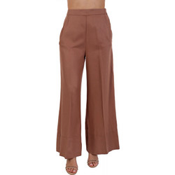Pinko Ψηλόμεση Υφασμάτινη Γυναικεία Παντελόνα Relaxed Εφαρμογή Rusted 100219A1JI-C95