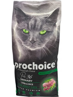 Prochoice Pro 36 Adult Hypoallergenic Urinary with Lamb & Rice 2kg
