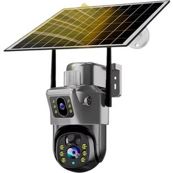 TP15 IP Κάμερα Ασφαλείας Wi-Fi & SIM 8MP Full HD 4mm Αδιάβροχη Νυκτός Μπαταρίας με Ηλιακό Πάνελ & Αμφίδρομη Επικοινωνία