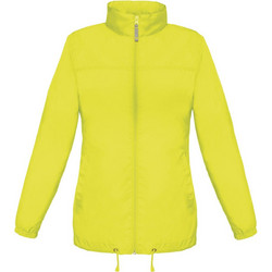 B & C Γυναικείο Μπουφάν Softshell Μακρύ Αντιανεμικό Κίτρινο JW902