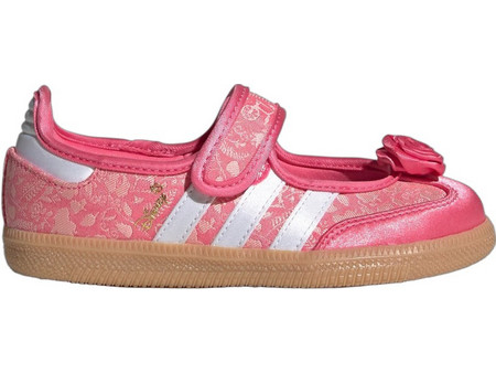 Adidas Disney Princes Samba Jane Παιδικές Μπαλαρίνες Πάνινες Ανατομικές με Σκρατς Φούξια KK2294