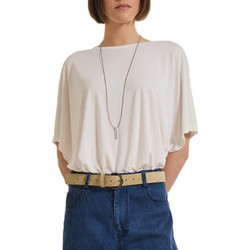 Namaste Γυναικείο Καλοκαιρινό Crop Top Εκρού SS0726005