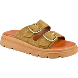Υφαντίδης Γυναικεία Σανδάλια Suede Χακί 130050