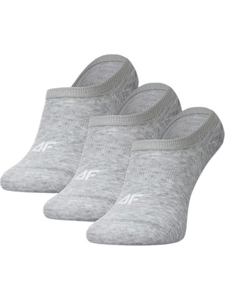 4F Ανδρικές Κάλτσες Σοσόνια Γκρι 3Pack 4FWMM00USOCM477-27M