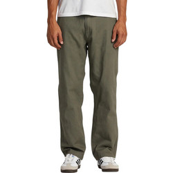 RVCA Ανδρικό Παντελόνι Chino Κανονική Εφαρμογή Χακί AVYNP00227-OLV