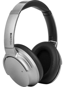 Buxton BHP 18000 Dilham Ενσύρματα & Ασύρματα Bluetooth Ακουστικά Over Ear Ασημί