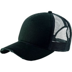 Atlantis RAPPER Ανδρικό Καπέλο Jockey με Δίχτυ Snapback Υφασμάτινο Μαύρο 865