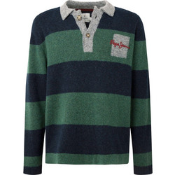 Pepe Jeans Ανδρική Μπλούζα Polo Μακρυμάνικη Πράσινη PM702259-594