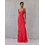 Mix & Match Emeline Maxi Καλοκαιρινό Φόρεμα για Γάμο / Βάπτιση Μεταξωτό Κόκκινο SS2626