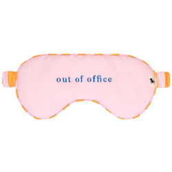 Dock & Bay Out Of Office Μάσκα Ύπνου Σατέν Ροζ Πορτοκαλί