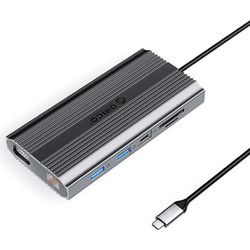 Orico USB-C Docking Station με HDMI PD Ethernet XDR-X22-GY-BP