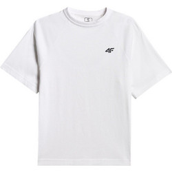4F Παιδικό T-Shirt Κοντομάνικο Λευκό 4FJWSS26TTSHM3293-10S