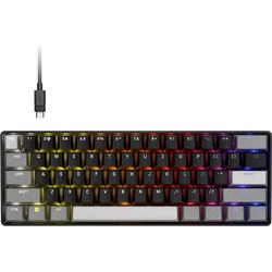 Corsair Clipper Pro Mini 60 Μηχανικό Gaming Πληκτρολόγιο 60% με Corsair MGX Διακόπτες RGB Black
