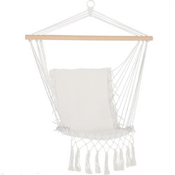 Outsunny Κρεμαστή Κούνια Υφασμάτινη Λευκή 84A-189