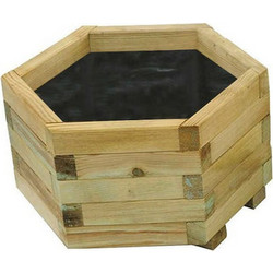 Showood Γλάστρα Εξωτερικού Χώρου Ξύλινη 55x55x21cm 1498