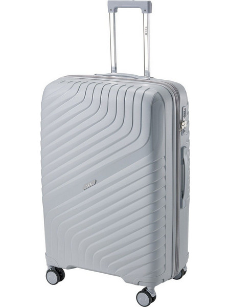 RCM 139 Βαλίτσα Μεγάλη 75x51x30cm με 4 Ρόδες Ασημί